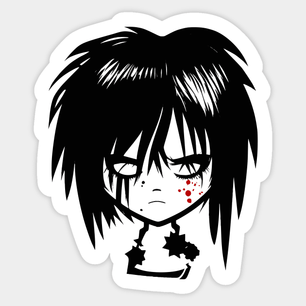 Emo Sticker by pxdg